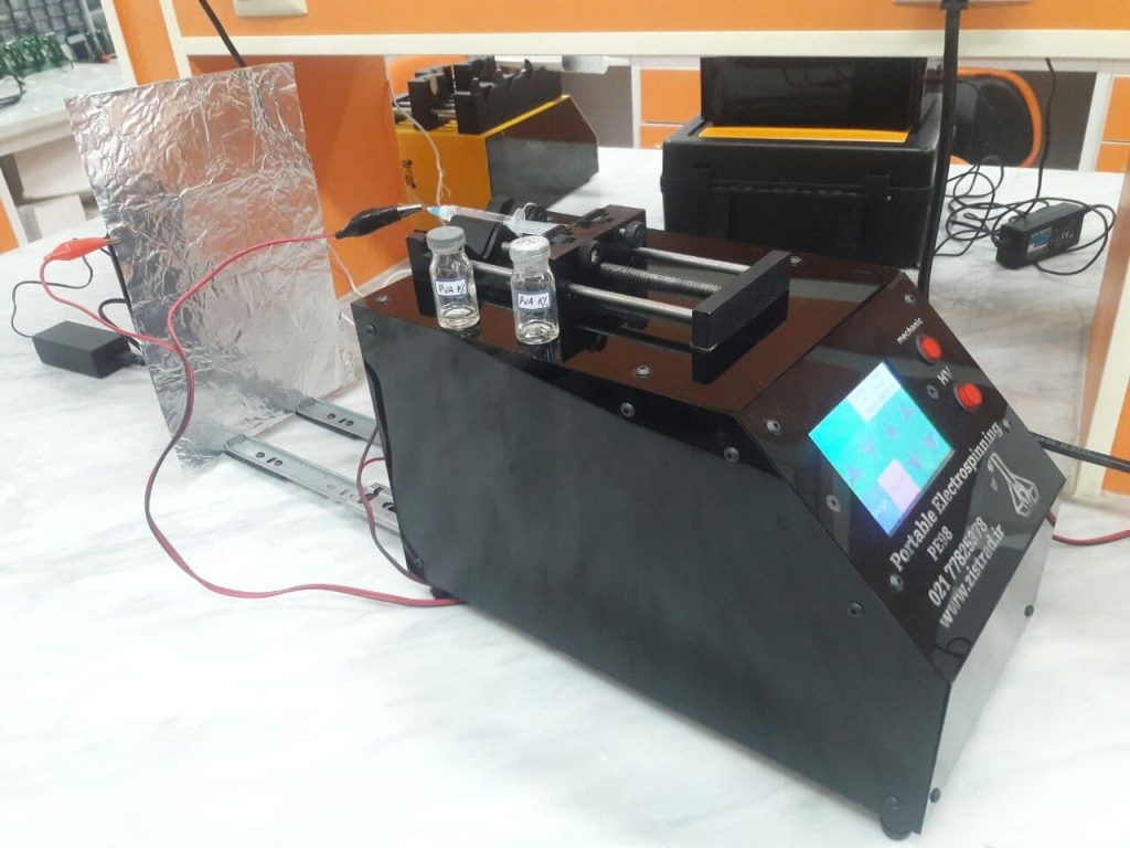 دستگاه الکتروریسی پرتابل