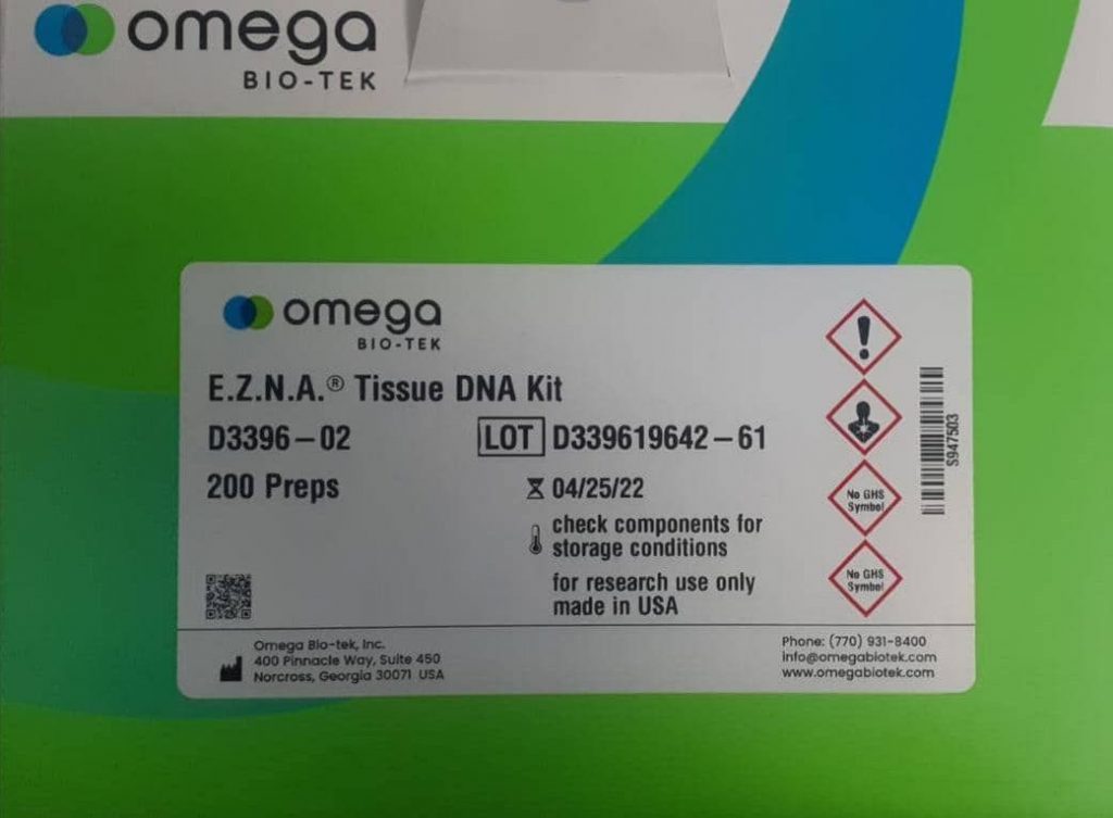 کیت استخراج DNA از بافت و مایع آمنیون