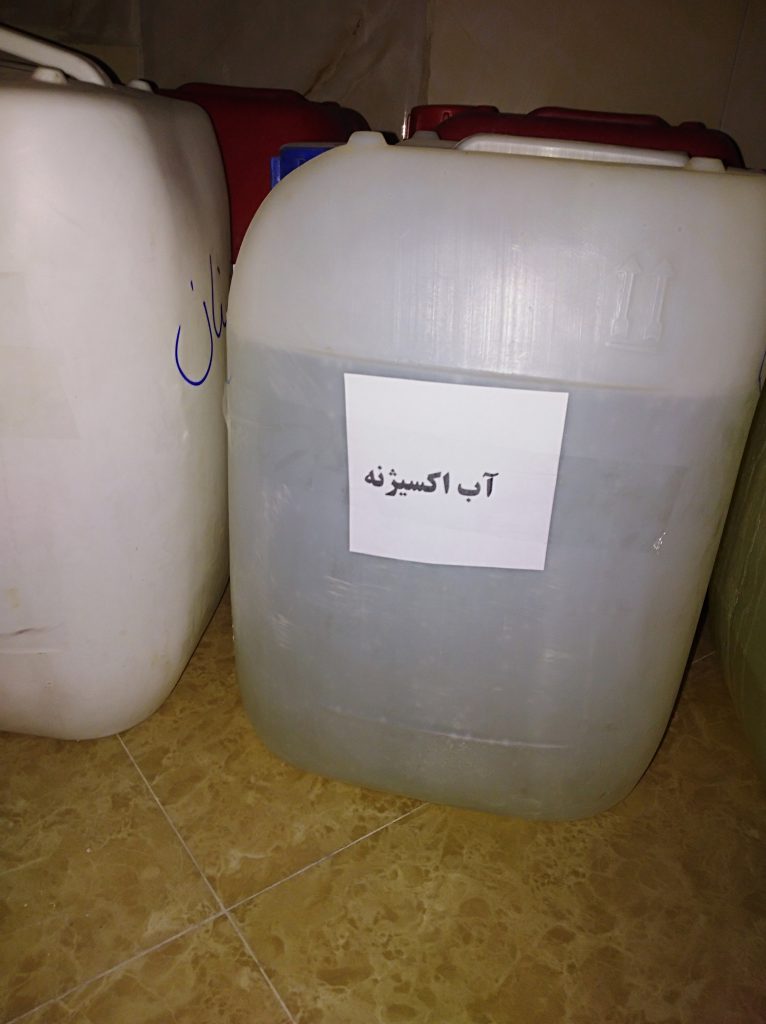 آب اکسیژنه 20 لیتری صنعتی 35 درصد